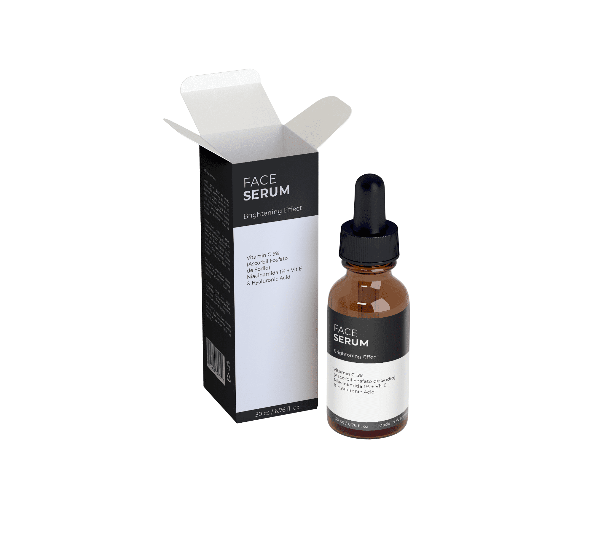 custom Face Serum Boxes