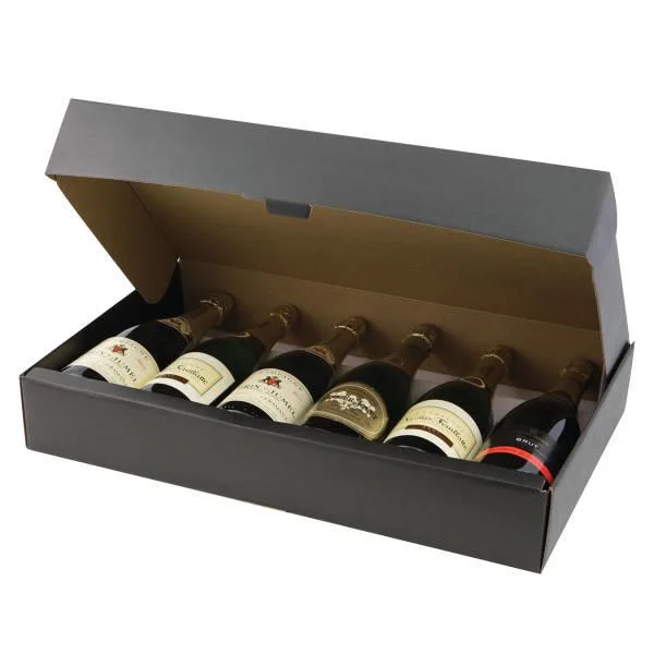 wine gift box 6 bottles